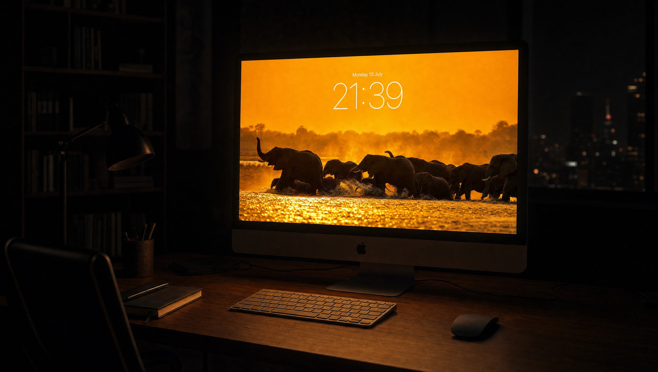 Golden Hour — Volume I: The Crossing in a dark office