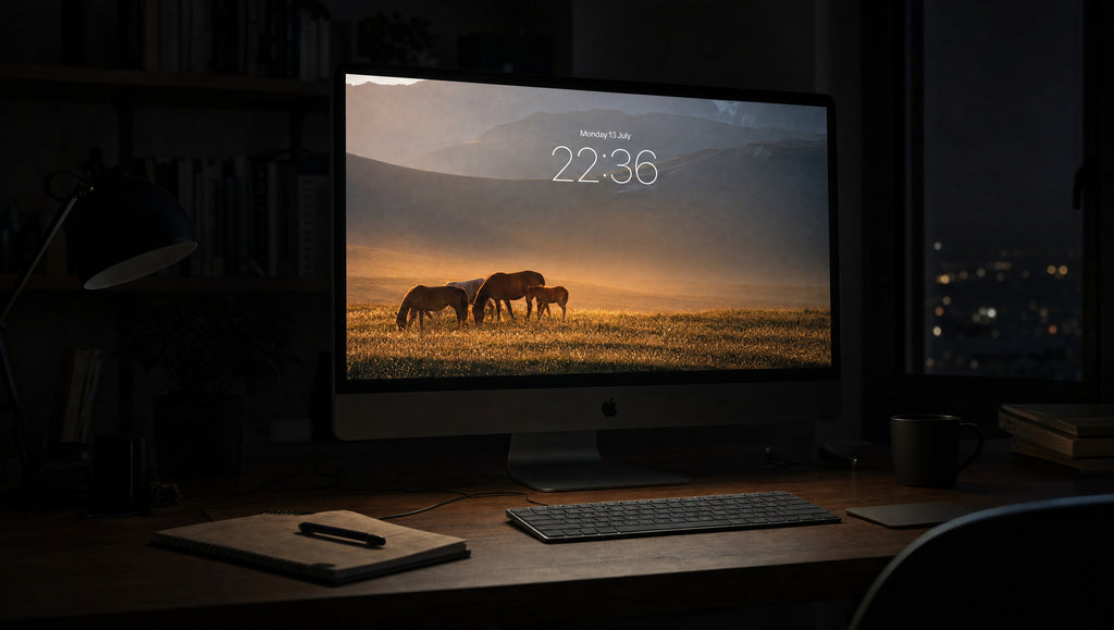 Golden Hour — Volume I: High Country in a dark office